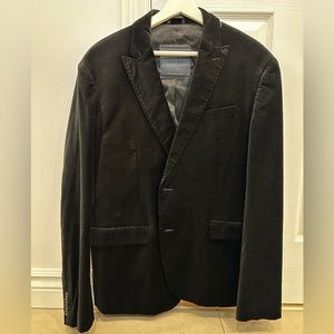 Zara man, velvet black jacket men’s size 46US but feels like a 42US
